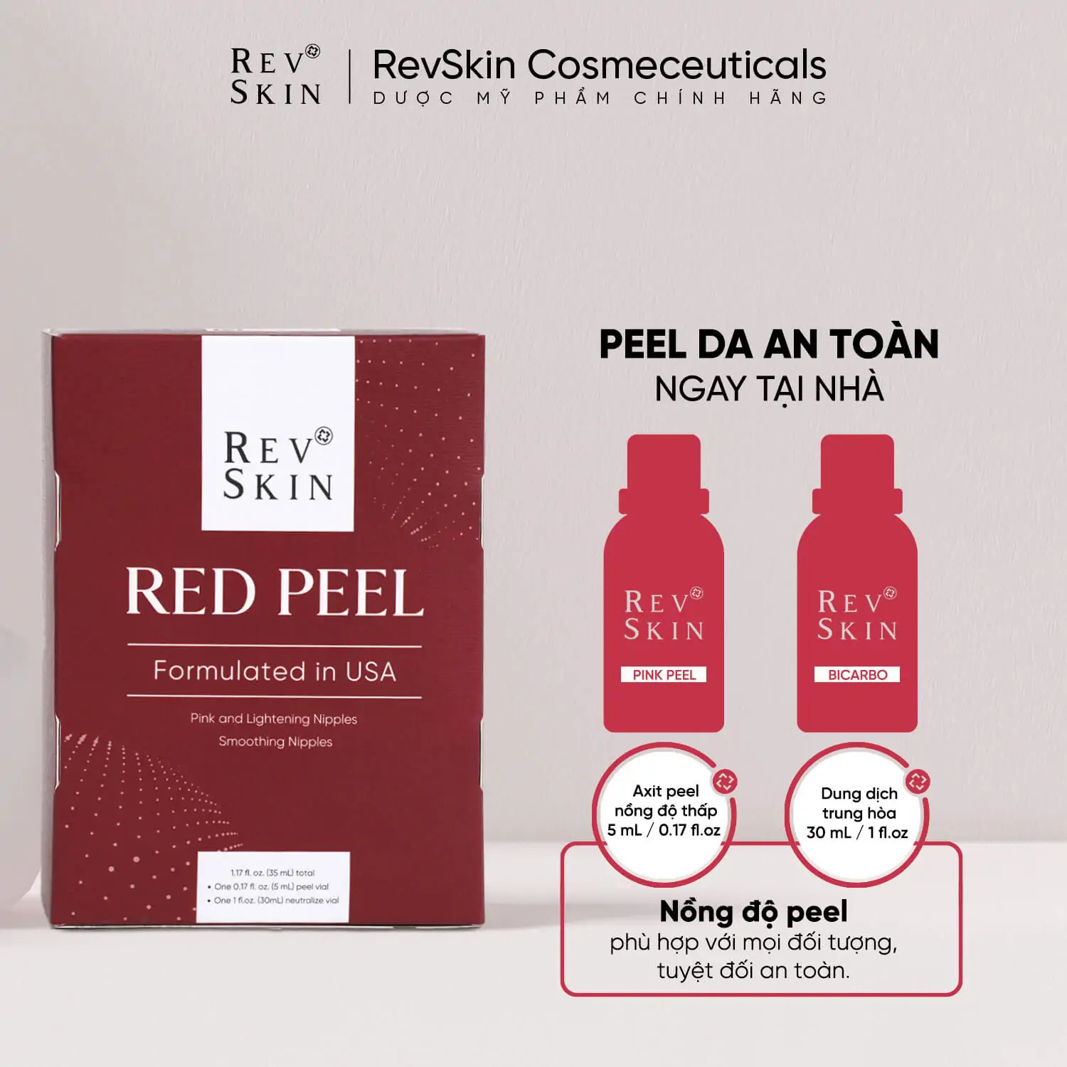 san pham peel da red peel